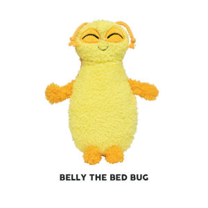 FuzzYard Bed Bugs Plush Dog Toys with Squeaker - Fun Cute & Durable | 3 Adorable Designs for Pets