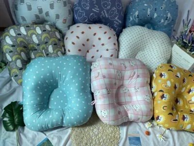 (XẢ HÀNG) GỐI CHỐNG TRÀO NGƯỢC CHO BÉ COTTON An Toàn Cho Bé Thương Hiệu Mechun Bedding ( Được chọn màu)