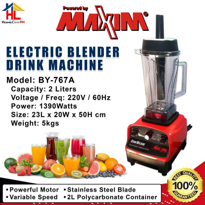 Maxim Electric Blender Drink Machine 2 Liters (BY767A) Lazada PH