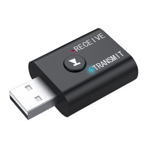 ECILY 2 In1 USB Wireless Bluetooth Adapter 5.0 Transmiter Bluetooth for Computer TV Laptop Speaker Headset Adapter Bluetooth Receiver