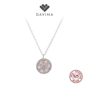 DAVINA Ladies Frostine Necklace Sterling Silver 925- Kalung Wanita Perak S925 Bunga Salju