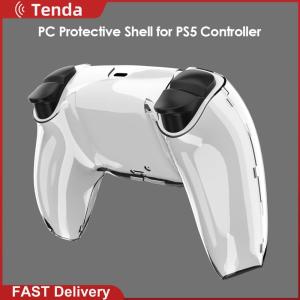 Transparent Clear PC Cover Case Protector Skin for PS5 DualSense Controller