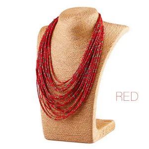 New Statement Necklace 2025 Fashion Women Bohemian Vintage Tassel Multi-layer Long Beaded Necklaces Pendants Jewelry Accessories