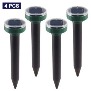 【Buy 1 Get 3】4PCS Solar Power Snake Mouse Pest Repeller Mole Rat Repellent Killer Halau Tikus Ular