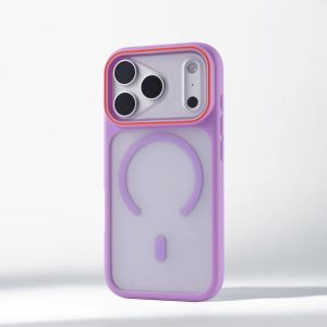 Luxury Matte Translucent For Magsafe Case For iPhone 17 16 Pro Max 15 14 Plus Wireless Charging Shockproof Cover Shell