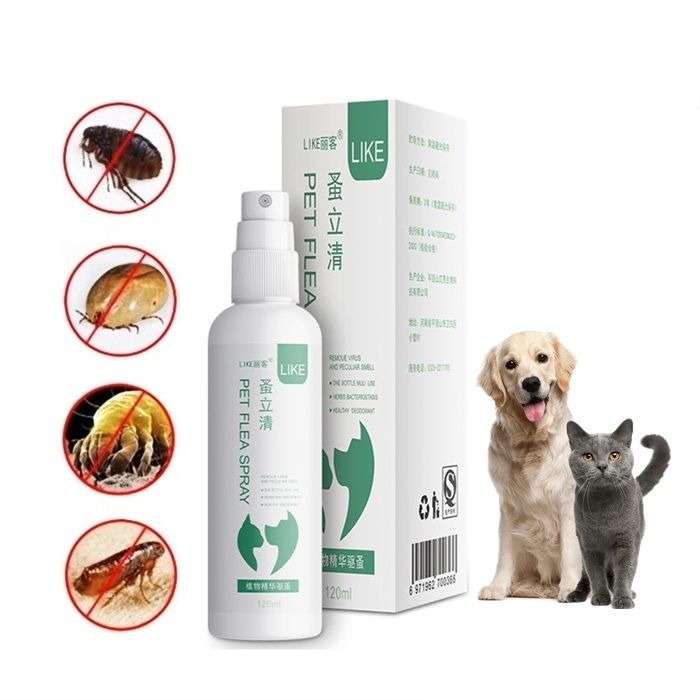 Curated visual reference: Visual Reference: Pets Deodorant Anti Flea Spray Multipurpose Safe Kill Bacterial Cat