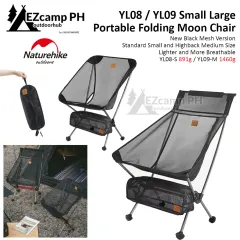 Naturehike Chair Yl06 Plus Camping Moon Chair Ultralight Folding High Back  Chair Outdoor Folding Fishing Chairs Backpacking