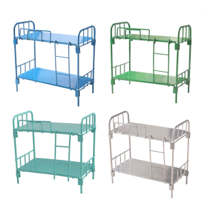 1/12 Scale Miniature Bunk Bed With Ladder For Dollhouses Decors Sturdy Space Saving Design
