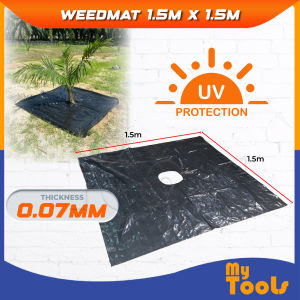 Mytools Weedmat 1.5M x 1.5M (0.07MM Thickness) Weed Control Mat Cover Penutup Tanah For Gardening