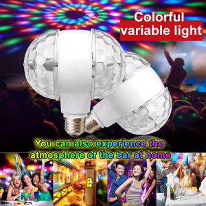 Colorful Rotating Bidirectional Magic Ball Mini LED stage light RGB DJ Disco Lamp