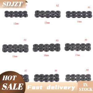 SDJZT 10Pcs Black Carbon Brush Holder Cap Brushes Cover 13 14 15 16 18 20 22mm