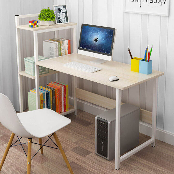 Cassa Betty Maple Desk Office Table Study Table with Book Shelf 3 Tier ...