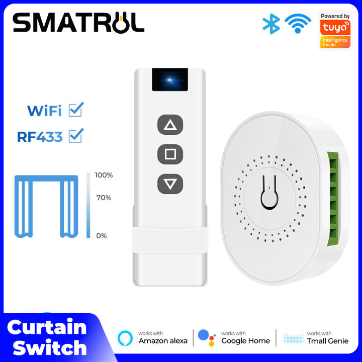 SMATRUL Tuya Smart Wifi Blind Curtain Switch, Breaker Module controller ...