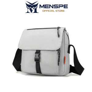 MENSPE กระเป๋าสะพายข้างแบบพกพากันน้ำ Tas Rekreasi ใหญ่กระเป๋าเอกสารผู้ชายแฟชั่นสายกระเป๋าป้องกันรอยขีดข่วนแฟชั่นกระเป๋ากระเป๋าสะพายบ่า