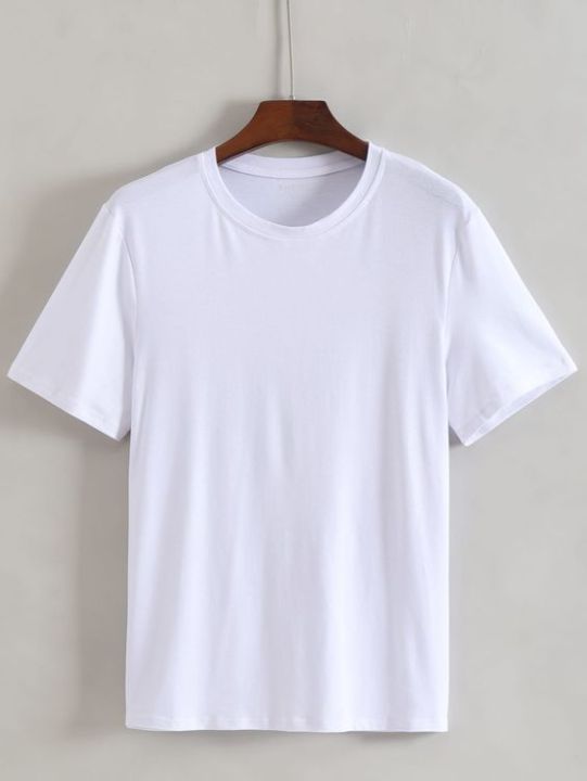 Plain white t shirt cheap hd