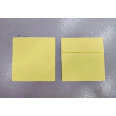 Square Mini Kraft Paper Small Card Storage Envelope 10*10cm INS Style Retro Creative Stationery