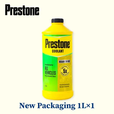 Prestone Coolant Ready To Use 1Liter GREEN Longlife concentrate Coolant 3L