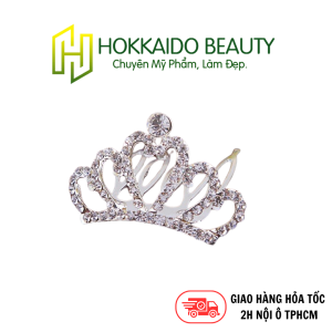 Hokkaido - Lược cài tóc hình vương miệng đính đá lấp lánh phong cách Hàn Quốc cho bé gái
