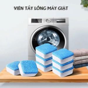 Viên Tẩy Lồng Máy Giặt Giúp Diệt Khuẩn Và Vệ Sinh Cặn Bẩn Ở Lồng Máy Giặt Hiệu Quả - Happy Home 4U