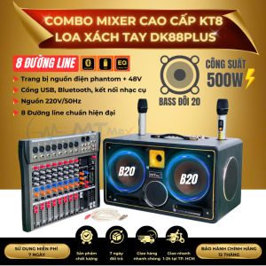 Loa Xách Tay Karaoke M79M1 Plus Trang Bị Bass Đôi 20 Cho Âm Thanh Mạnh Mẽ Sống Động Phù Hợp Cho Dàn Karaoke Gia Đình Phòng Trà Quán Bar