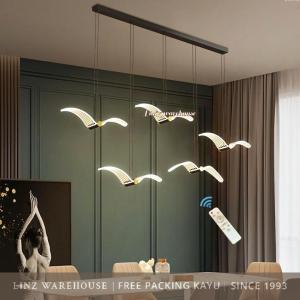 Lampu gantung MODERN 5 FLIYING BIRD LED REMOTE pendant light