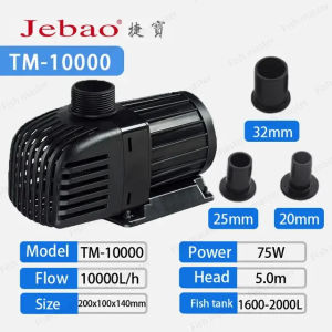 GREATLH Jebao Jecod TM 3500/5000/6500/8000/10000 Aquarium Submersible Pump Marine Freshwater Fish Tank Pond Fountain Pump