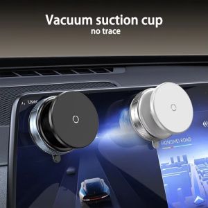 MINIFELE 262 360° Rotation ic Car Phone Holder ic Adsorption Vacuum Suction Intelligent Car Mount Vacuum Adsorption Holder Car Use