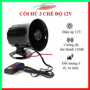 Còi hú 3 chế độ 12V cho ô tô xe máy kèn báo hiệu cho xe âm thanh lớn Kèn Báo Động Cho Moto Phân Khối Lớn - Lazada