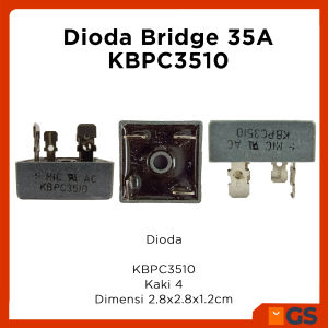 Dioda Bridge 35A KBPC3510 Dioda Kotak Meja