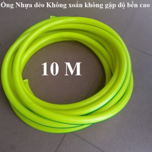 Combo 10 15 20 mét Ống nước nhựa dẻo nhập khẩu siêu bền PHI 18 dây rửa xe rửa sân tưới cây