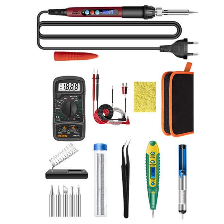 Soldering Iron XL Set 60W – Adjustable, Up to 450°C, In Bag