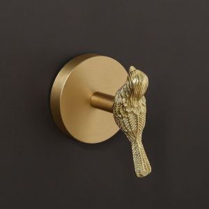 LIUJIR Cấu trúc chống gỉ Móc treo tường bằng đồng thau Cấu trúc bền bỉ Đồng thau chất lượng cao Móc treo tường không cần khoan Thiết Kế Sáng Tạo Thiết kế sáng tạo Móc treo tường Lối vào
