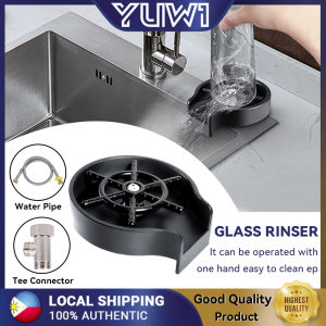 Hot Trend Tiktok High Pressure Bottle Washer aucet Glass Rinser for Kitchen Sink Automatic Cup Washer Bar Glass Rinser Coffee Pitcher Wash Cup Tool