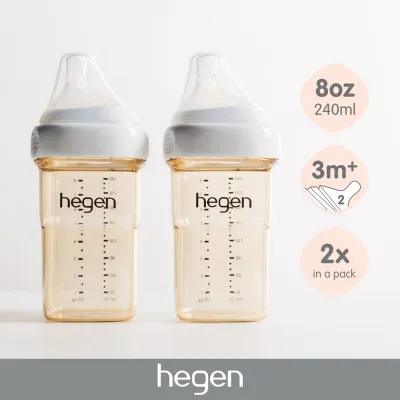 Hegen 8oz Feeding Bottle 2-Pack