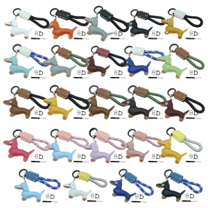Unique Dachshund Keychain Pendant Fun and Quirky Dachshund Keychain Elegant Keyring Charm for All Ages and Genders