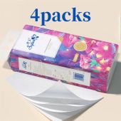 1280 Sheets Facial Tissue Bathroom Tissue Tissue Paper Wall Mounted Hanging Tissue Paper Toilet Paper