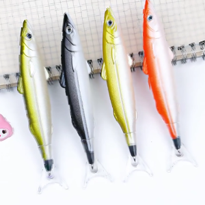 6 gói bút dễ thương câu cá ủng hộ bên bút bi câu cá bút hình cá Bút quà tặng sáng tạo vật tư văn phòng phẩm