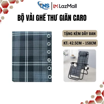 [ TẶNG KÈM DÂY] Vải lưới thay ghế bố xếp gọn lưới ghế thư giãn chất vải đan 2*1 được ép viền ba lớp. Độ bền tốt dễ dàng vệ sinh và lắp đặt
