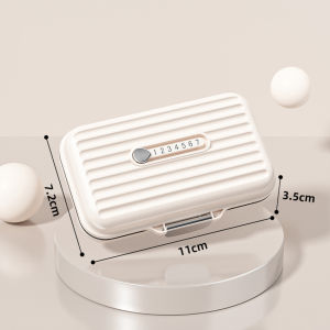 กล่องแยกยา แบ่งใส่ยาได้ 7 ช่อง ตลับยา กล่องอเนกประสงค์ กล่องยากันน้ำ ตลับใส่ยาพกพา กล่องยา ตลับยา 7 ช่อง กล่องยากันน้ำ ตลับใส่ยา ดีไซน์ล็อคได้