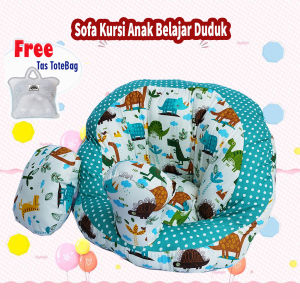 [FREE TOTEBAG DAN BANTAL EXTRA] Kursi Sofa Bayi Belajar Duduk dan Makan Kursi Makan Bayi Cocok Untuk Bayi Untuk Belajar Duduk Makan Main Sofa belajar duduk bayi