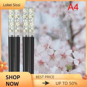 Lokei Amber Cherry Blossom ล้อแม็กตะเกียบจีนช้อนส้อมใช้ซ้ำได้