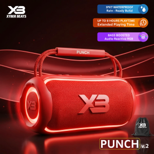 XB208 (Punch) Portable Bluetooth Speaker – Powerful Bass Crystal Clear Sound & Long Battery Life