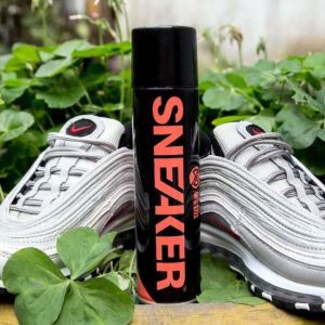SNEAKER waterproof spray + foam wash white shoe whitening cleaning 260ml & 300ml