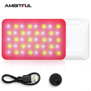 AMBITFUL A3 RGB Pocket Light 2800K-6800K Adjustable Color Temperature use for Vlog Video or Photo can use with Canon/ Sony/ Fujifilm/ Nikon
