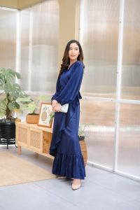 Gamis Long Dress Gaun Panjang Bridesmaid Busui Freya By Nazya