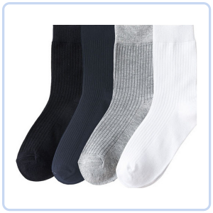 【COZYCASA】Japanese-Style Men’s Cotton Socks Value Pack | 4-Colour Set | Business CasualSocks