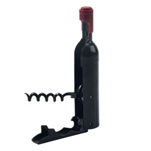 YTRYTWE Wine Bottle Shaped Foldable Corkscrew Multifunctional Plastic Champagne Corkscrew Creative ic Refrigerator  Gifts