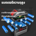 Blower เครื่องเป่าลมไร้สาย เครื่องเป่าใบไม้ไร้สาย 4500W ไดโวเป่าลม 2in1เครื่องเป่าลม ดูดฝุ่น ล้างแอร์ เครื่องเป่าลมคอม เครื่องเป่าลมไฟฟ้าไร้สาย แบตเตอรี่ ลมแรง พร้อมถุงเก็บฝุ่น. 