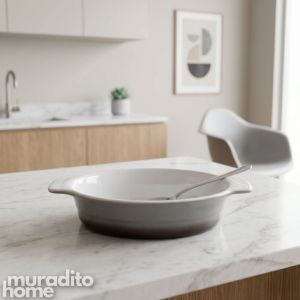 Muraditohome Premium Oval Ceramic Serving Dish 8.5x4x2 inches