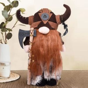 MIRELINA Bền bỉ Búp bê Gnome Viking Bắc Âu Có thể tái sử dụng Nhựa Búp bê Gnome Chiến binh Viking  Đồ nhồi bông Búp bê nhồi bông cho người già không  Cho lò sưởi cây thông Noel